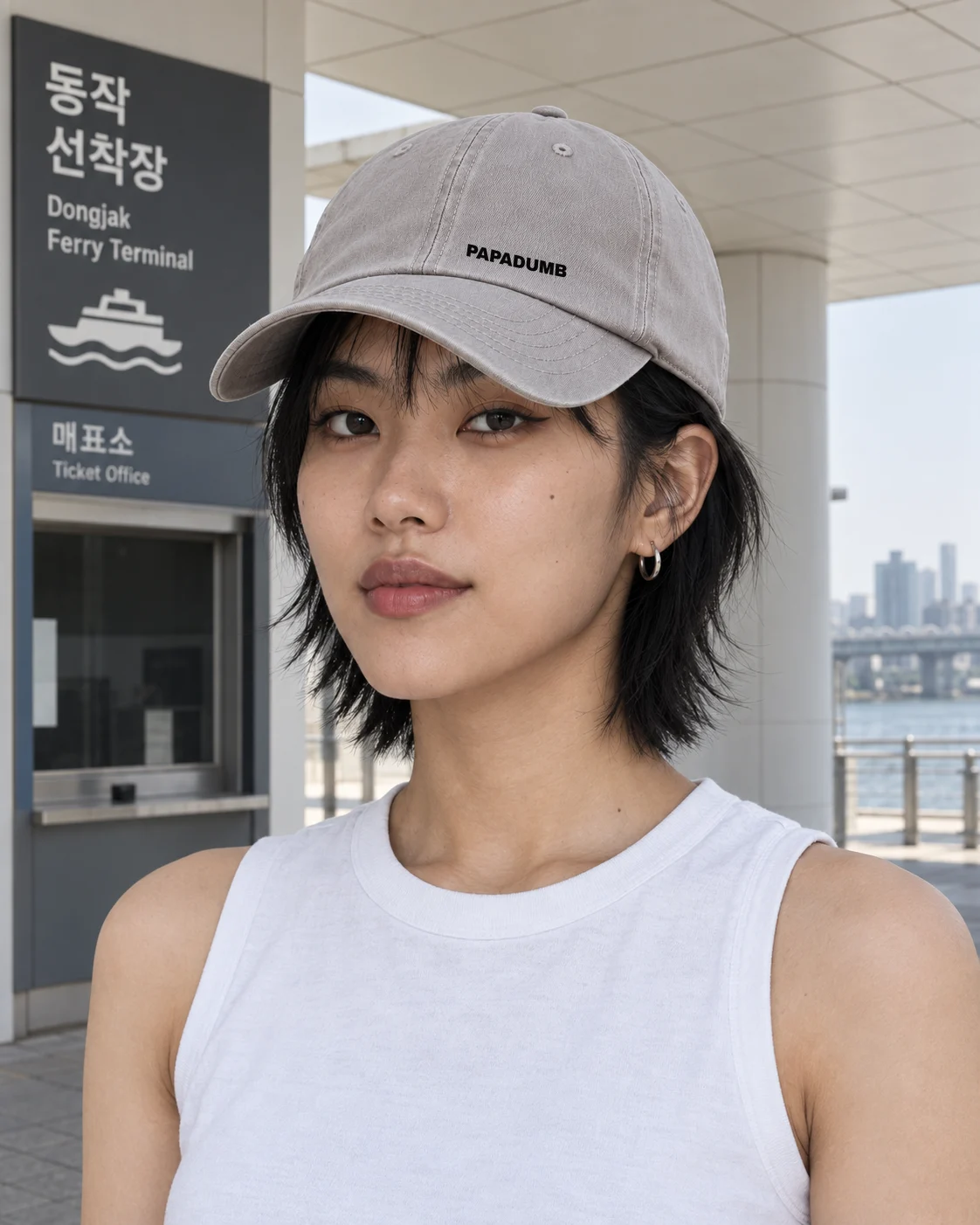 CAP 001 Washed low-profile cap
