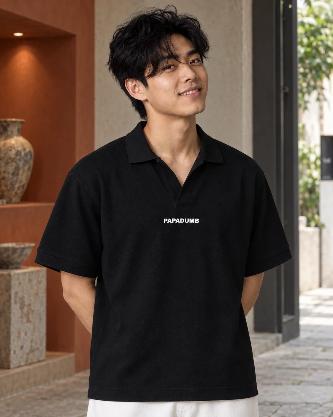 POLO 001 Open-collar polo